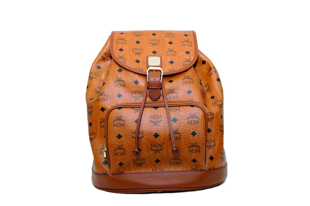 MCM, Heritage backpack medium cognac, mcmworldwide.com