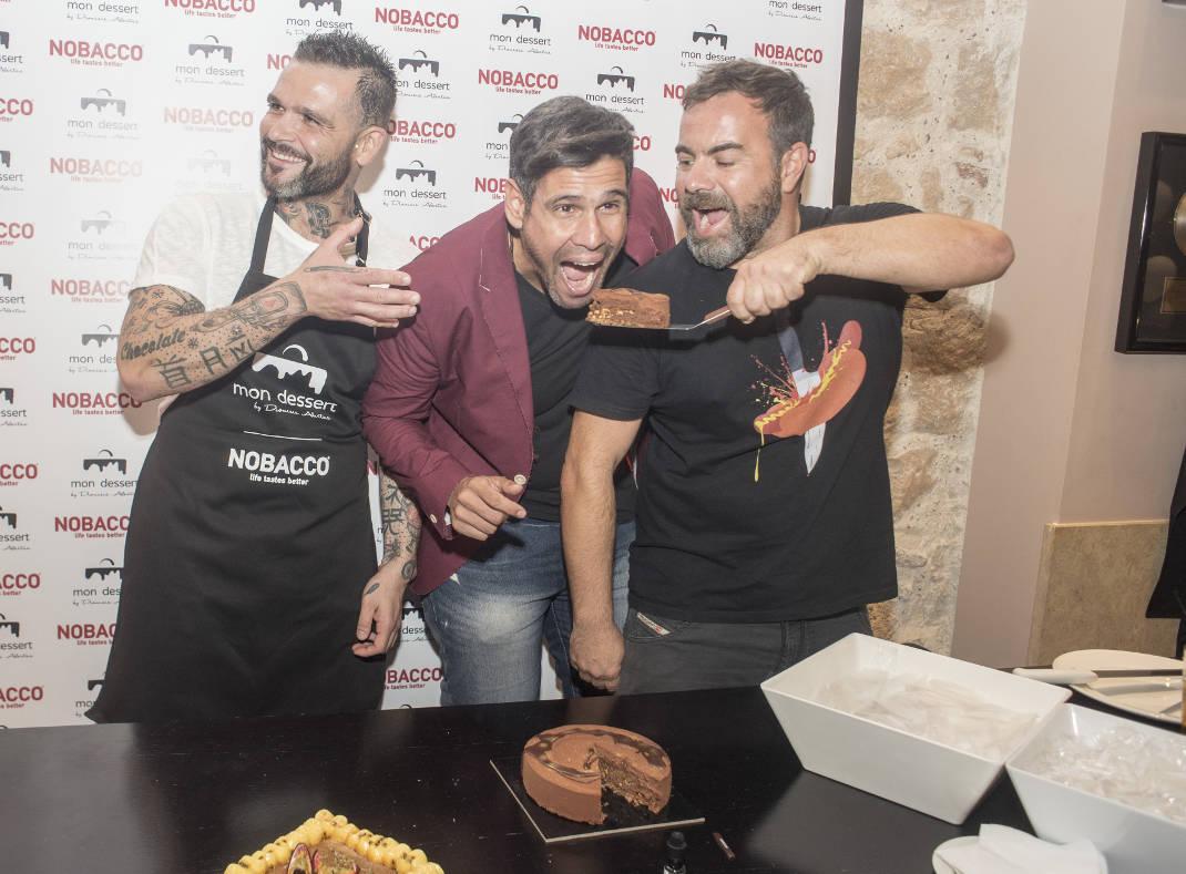 Ο γνωστός pastry chef Διονύσης Αλέρτας, o σεφ Βασίλης Καλλίδης και ο παρουσιαστής Δημήτρης Ουγγαρέζος