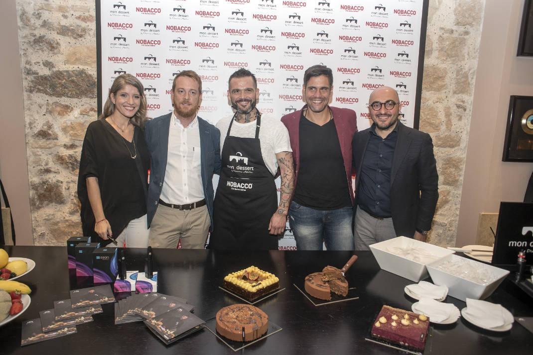 Δελή Αρετή – Product Marketing Manager NOBACCO, Νικόλας Γαλανόπουλος – Γενικός Διευθυντής NOBACCO, Διονύσης Αλέρτας, Βασίλης Καλλίδης, Δημήτρης Ουγγαρέζος, Γιώργος Κωνσταντίνος Ιωαννίδης – Διευθυντής Επικοινωνίας NOBACCO
