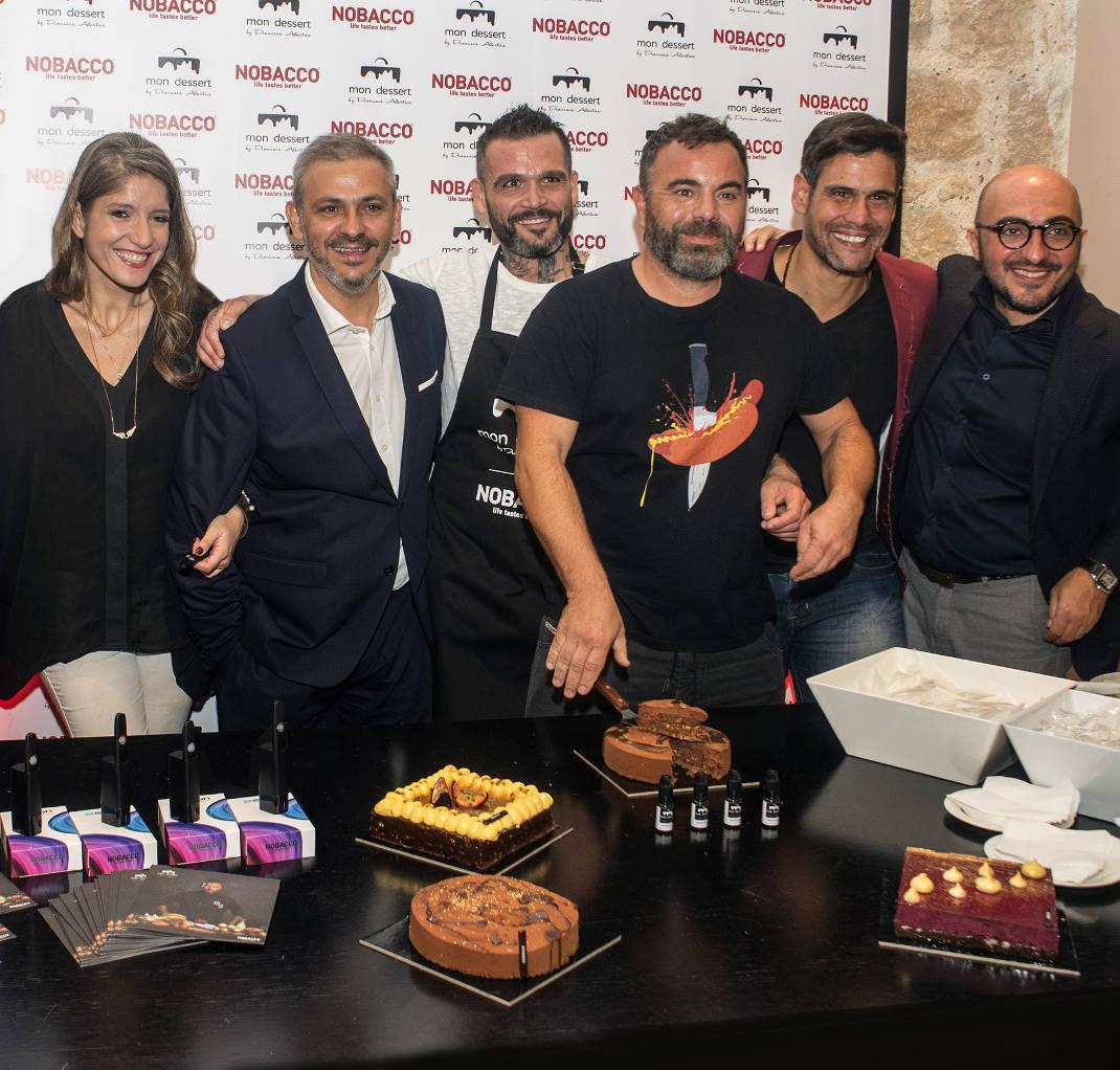 Δελή Αρετή – Product Marketing Manager NOBACCO, Νικόλας Γαλανόπουλος – Γενικός Διευθυντής NOBACCO, Διονύσης Αλέρτας, Βασίλης Καλλίδης Δημήτρης Ουγγαρέζος, Γιώργος Κωνσταντίνος Ιωαννίδης – Διευθυντής Επικοινωνίας NOBACCO