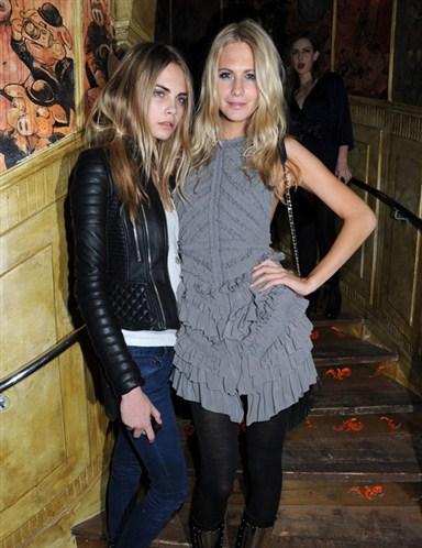 Cara and Poppy Delevingne