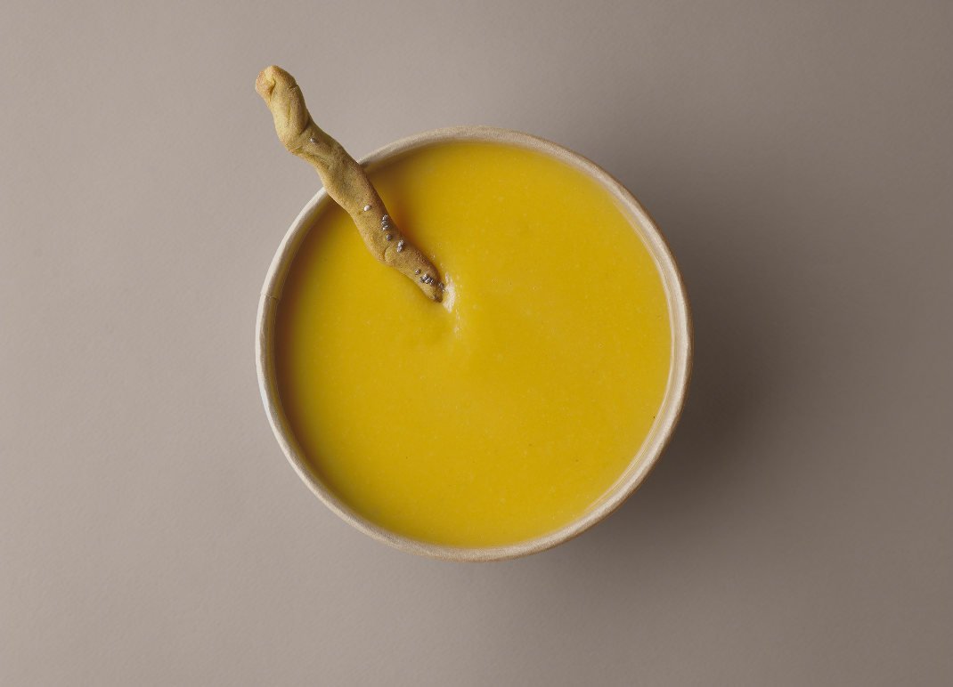 Βελουτέ σούπα κολοκύθας με καρότο 