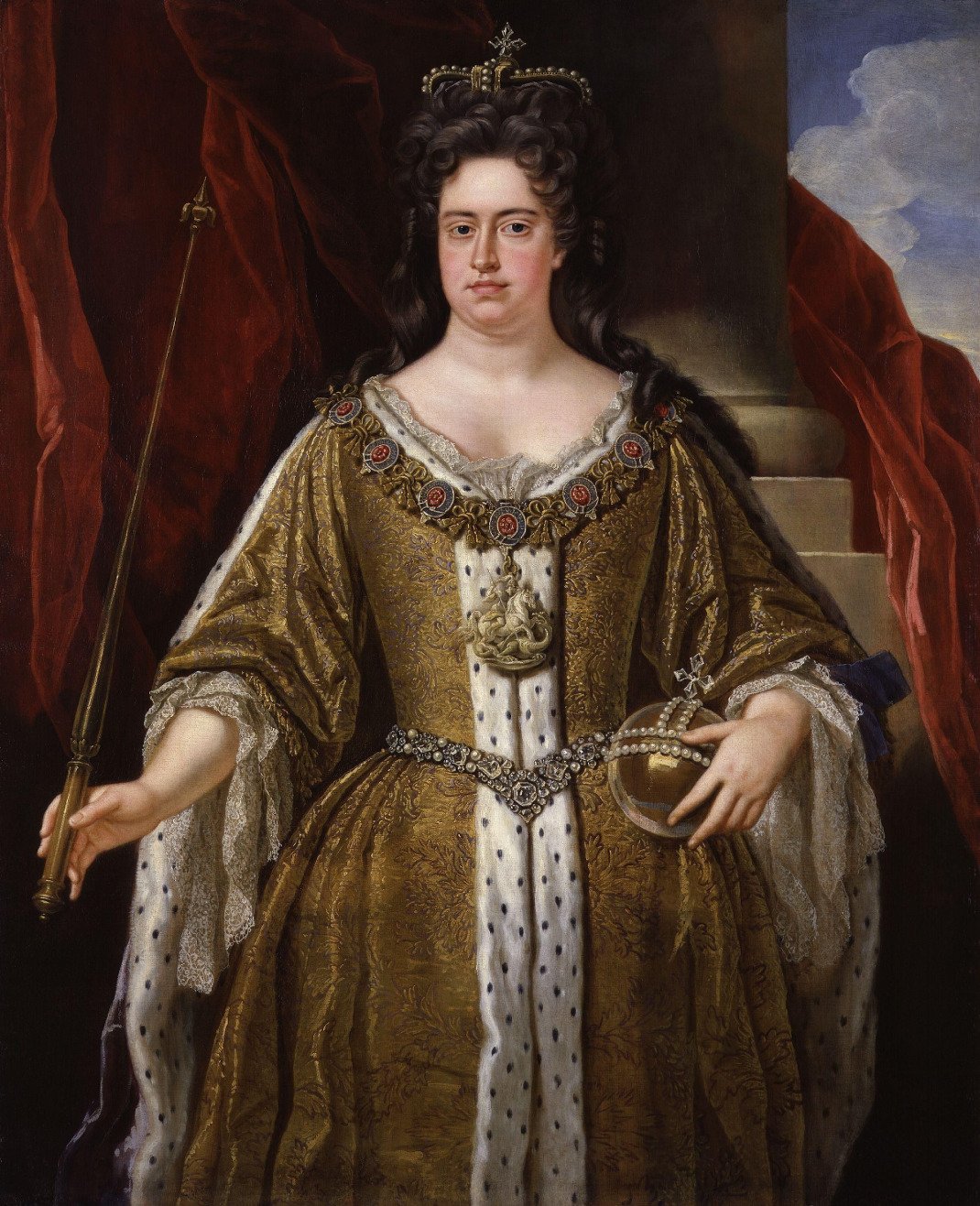 H βασίλισσα Άννα, πορτρέτο του John Closterman, 1702/ Φωτογραφία: WIkipedia