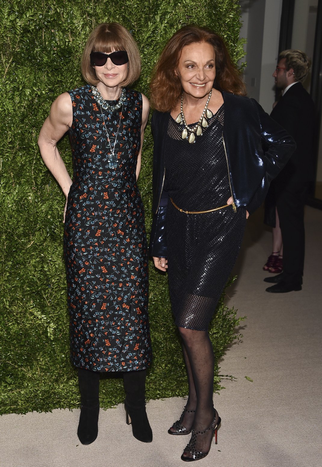 H Αννα Γουίντορ με την Diane von Furstenberg, Φωτογραφία: ΑP images