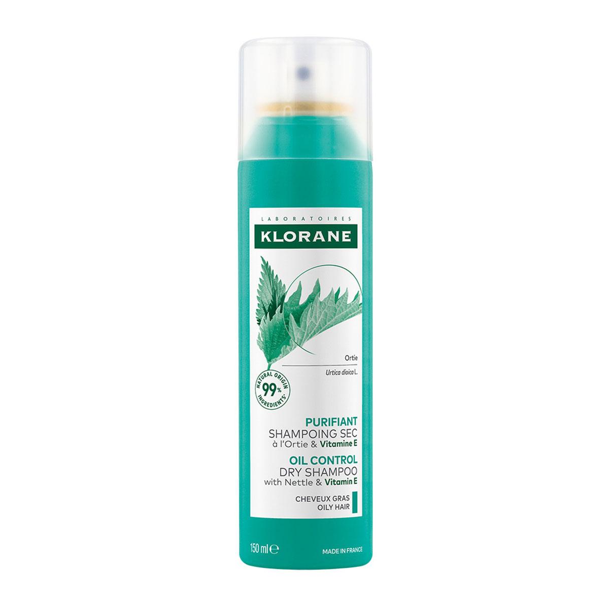  Dry Shampoo με Τσουκνίδα για Λιπαρά Μαλλιά, Klorane