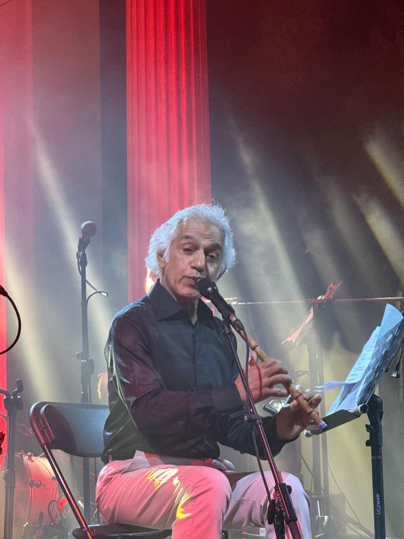 Ο Omar Faruk Tekbilek στο Ζάππειο.