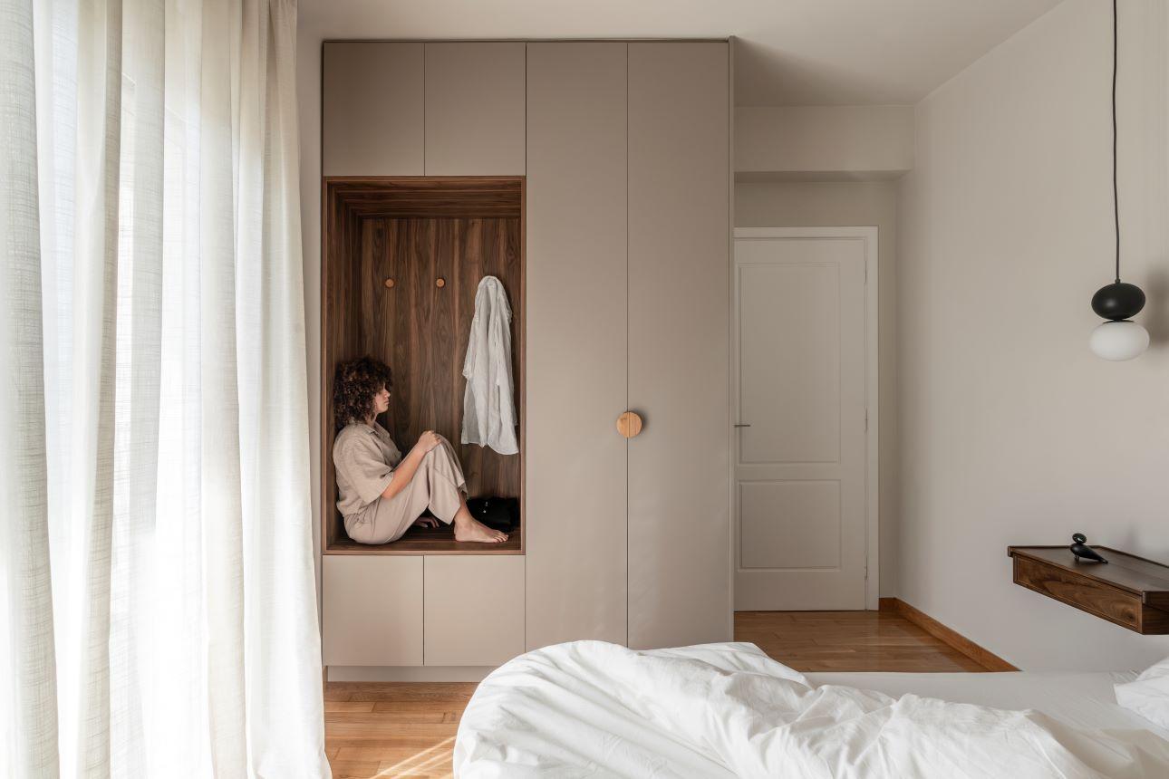 Η κρεβατοκάμαρα του σπιτιού/ Φωτογραφία: Βάσω Παράσχη 