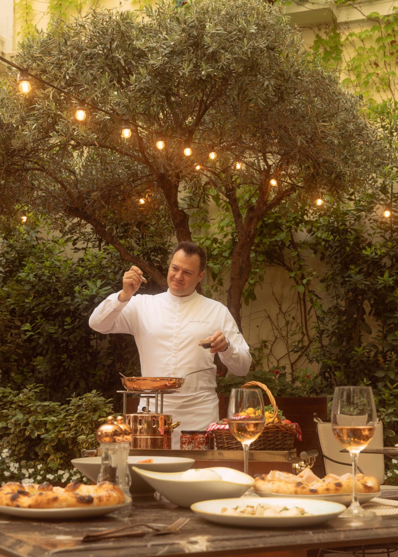 Ο Executive Chef της Μεγάλης Βρεττανίας Αστέριος Κουστούδης επί το έργον