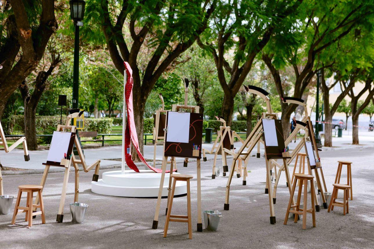  Το φετινό περίπτερο της Hermès στο Ζάππειο/ Φωτογραφία: Κωστής Λαγουδάκης