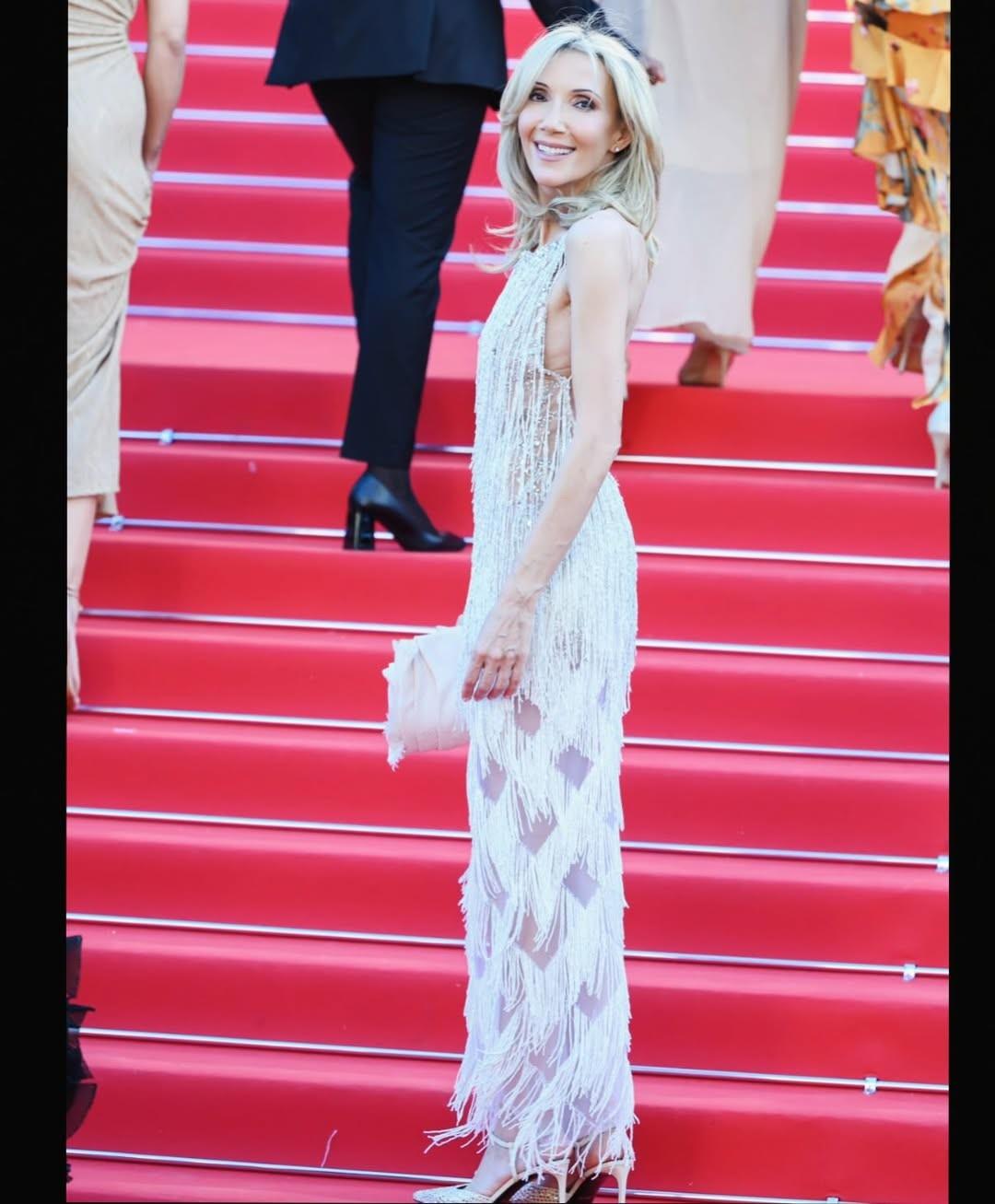 Η Helen Hoehne με δημιουργία Celia Kritharioti Haute Couture