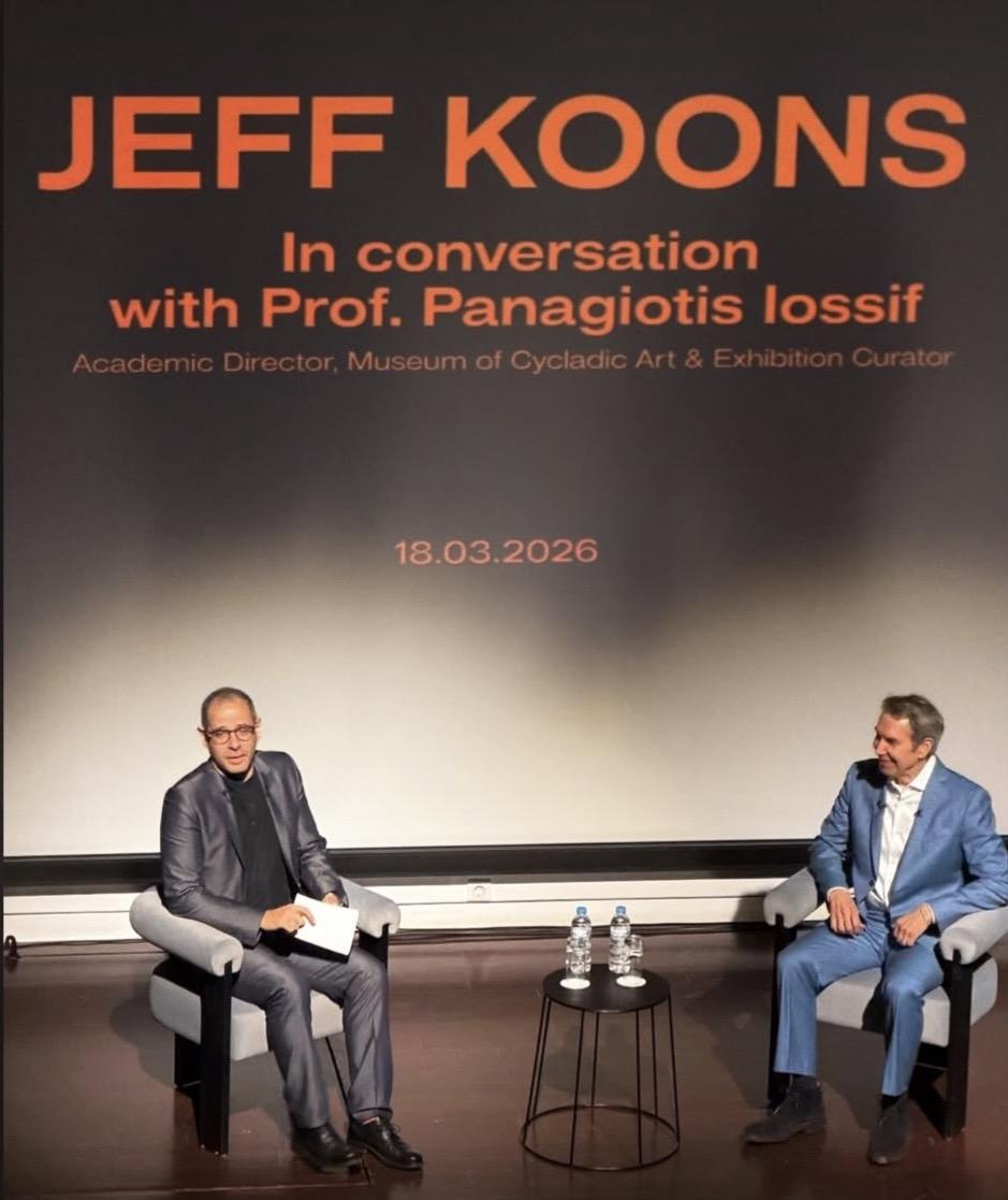  Ο Jeff Koons για τη δύναμη της τέχνης να ενώνει τους ανθρώπους/Φωτογραφία: Μαριλένα Βρανά για το Bovary