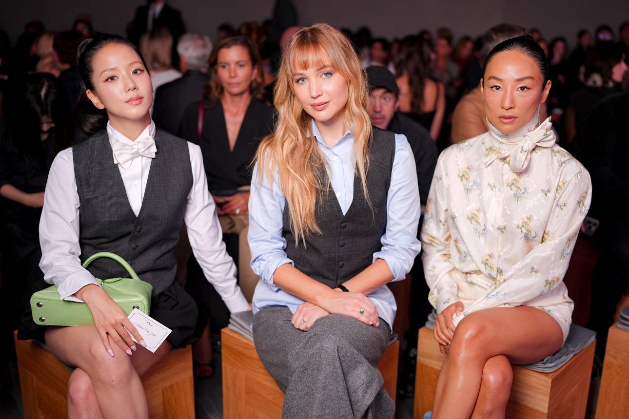 Jisoo, Jennifer Lawrence, Greta Lee/ Getty/ Ideal Image