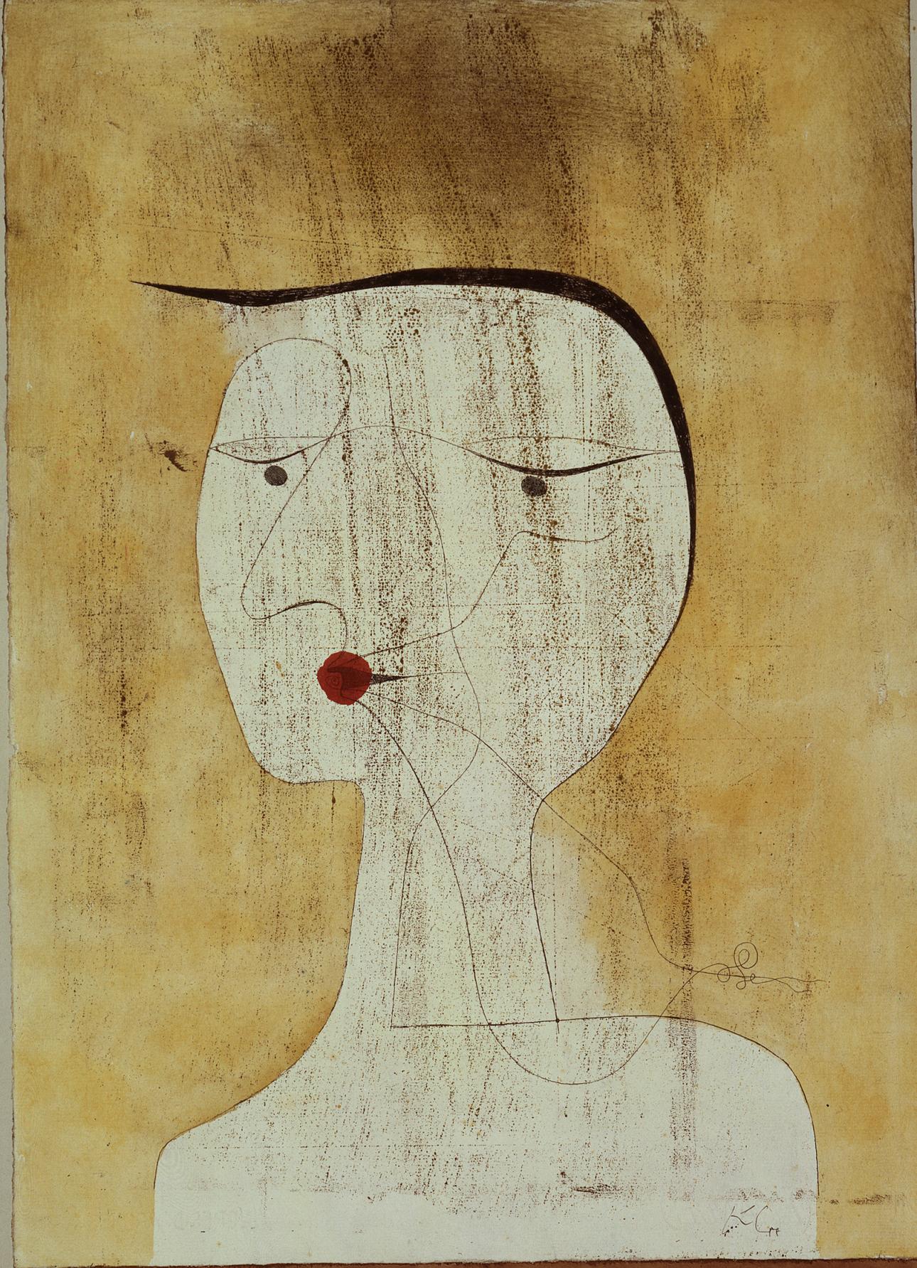 «Woman with sealing wax», Πάουλ Κλέε/ Φωτογραφία: Nacional Thyssen Bornemisza  