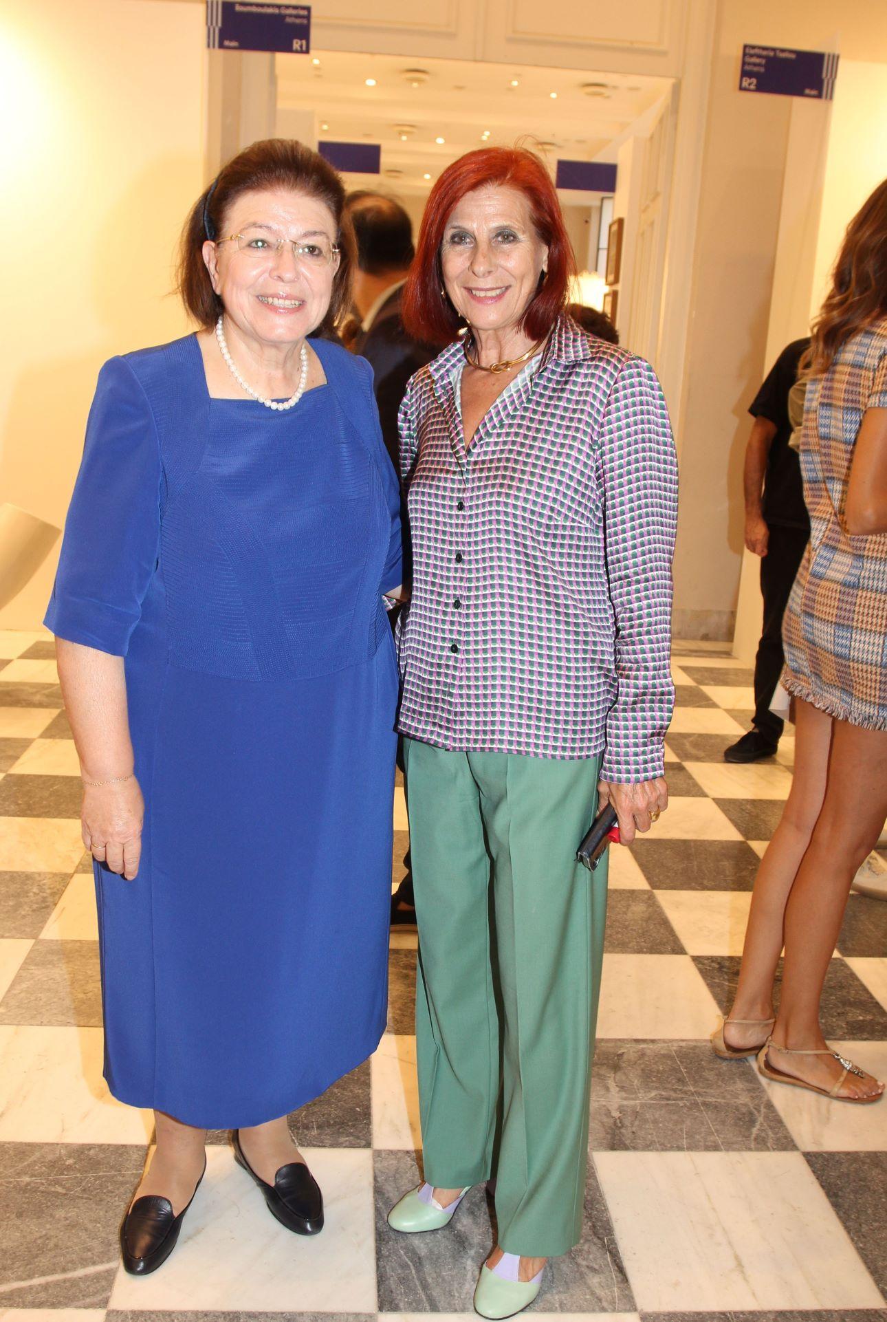 Λίνα Μενδώνη, Γιάννα Γραμματοπούλου/ Φωτογραφία: NDP Photo Agency     