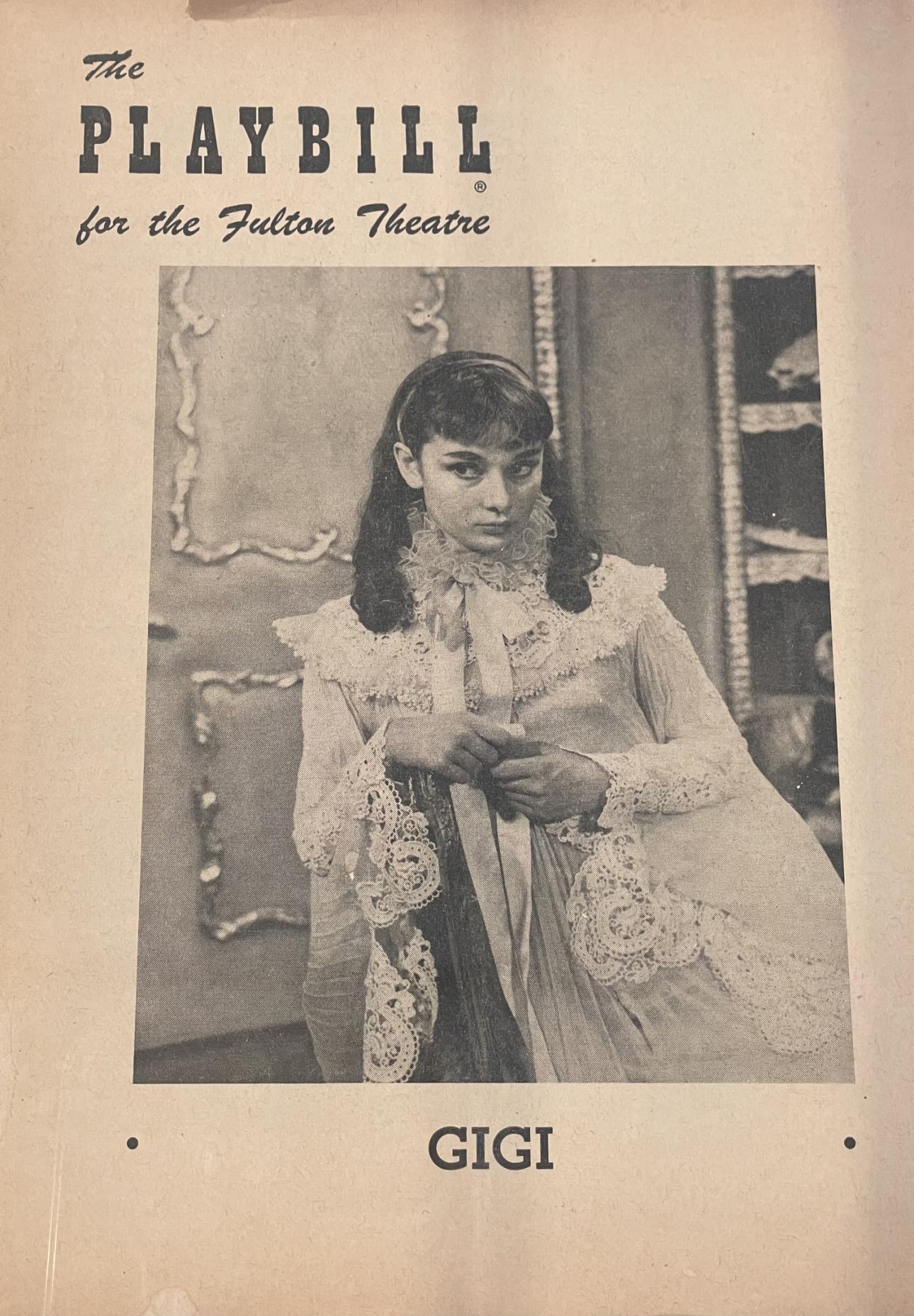 Gigi 1955 στο θέατρο Fulton με την Audrey Hepburn