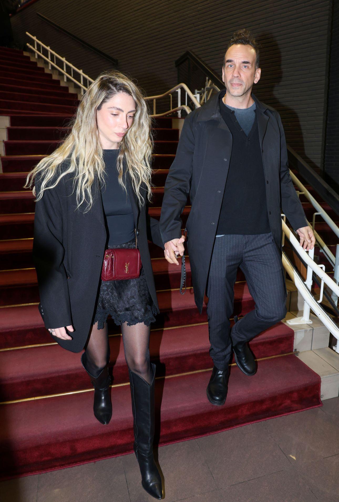 Ο Πάνος Μουζουράκης με τη σύζυγό του, Μαριλού Κόζαρη/  Φωτογραφία: NDP Photo Agency 