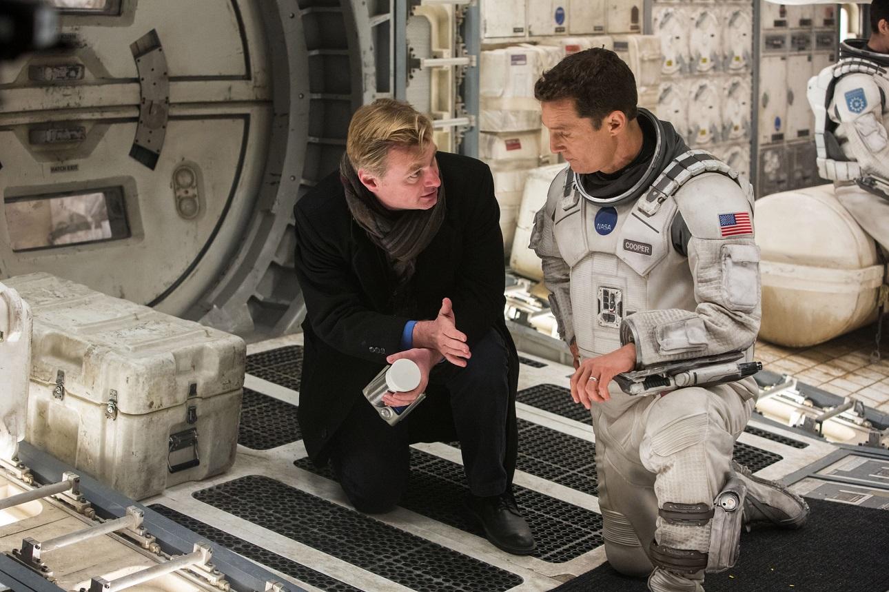 O Christopher Nolan με τον Matthew McConaughey στα γυρίσματα του Interstellar Φωτογραφία: Warner Bros