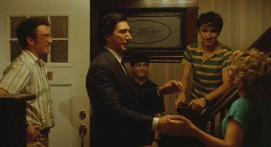 «Paper tiger» (Τζέιμς Γκρέι) με τους Adam Driver, Miles Teller, and Scarlett Johansson/ Φωτογραφία: Festival des Cannes  