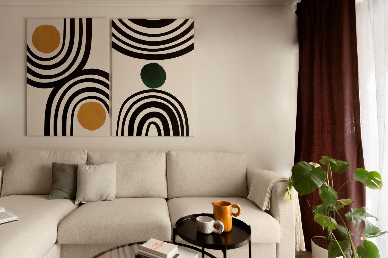 Ο γωνιακός καναπέςΦωτογραφία: Σοφία Παράσχη