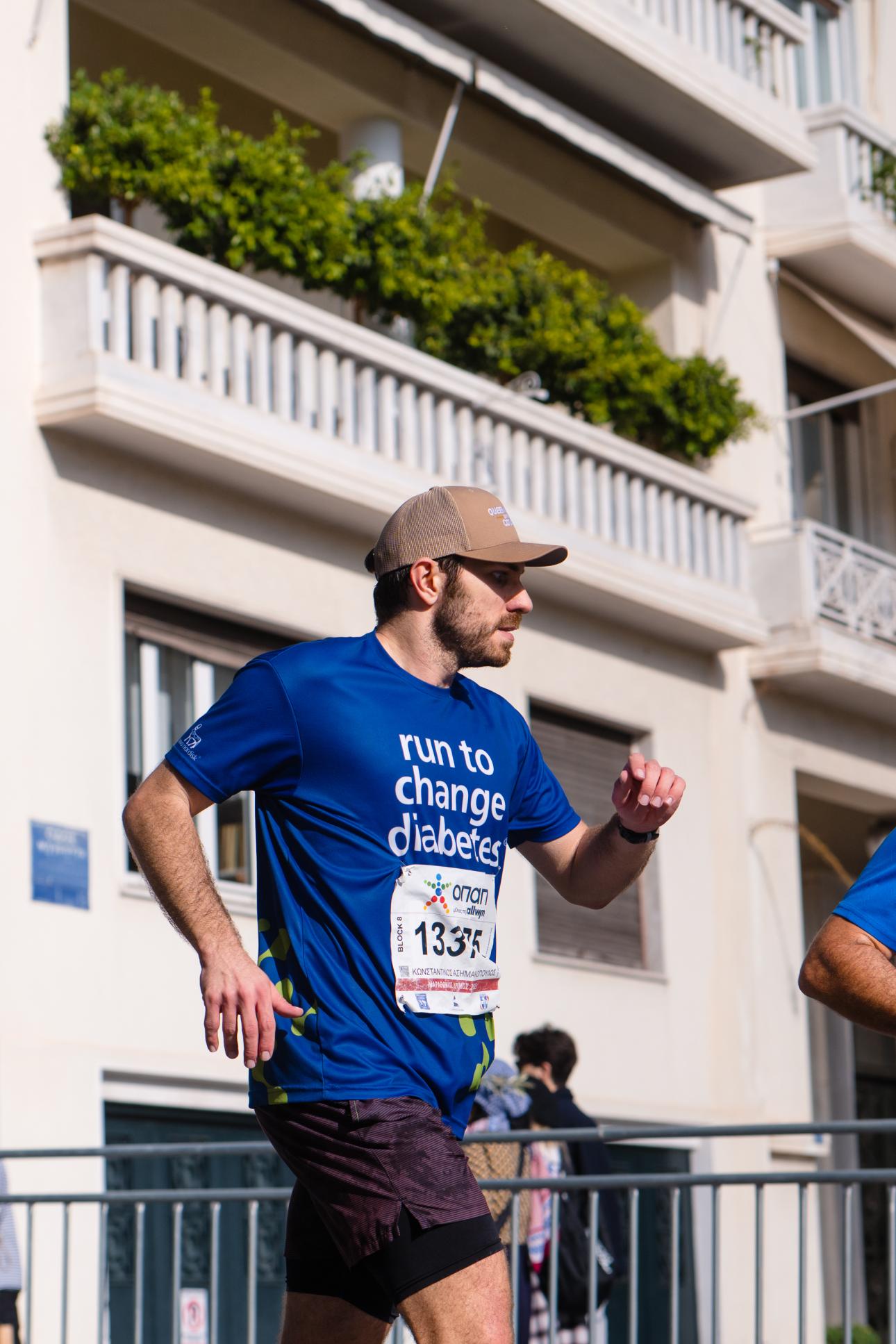 Στιγμιότυπα από τη συμμετοχή της ομάδας “Run to Change Diabetes” στο Μαραθώνιο  
