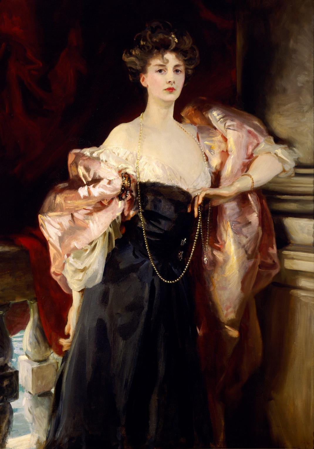 John Singer Sargent, Lady Helen Vincent, Vicountess d’Abernon, 1904 /@Collection of the Birmingham Museum of Art.