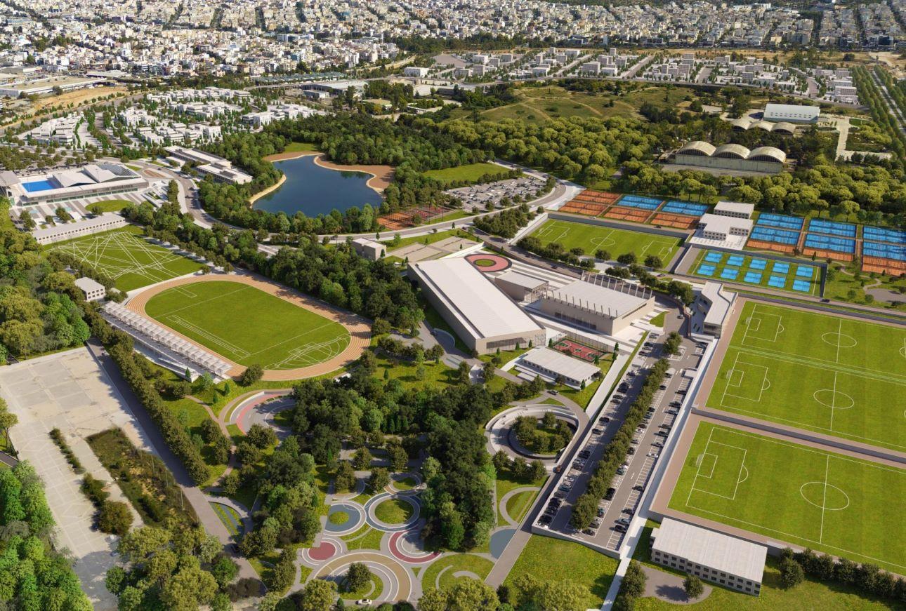 Η εικόνα που θα έχει το Sports Park μετά την ολοκλήρωσή του/ Φωτογραφία: Lamda Development 