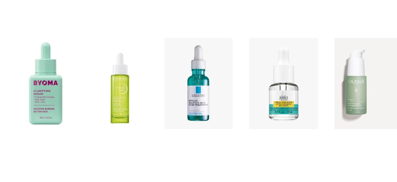BYOMA, Clarifying SerumBioderma Sebium SerumLa Roche-Posay Effaclar Salicylic Acid Acne TreatmentKiehl's Truly Targeted Acne Spot TreatmentCaudalie, Vinopure Blemish Control Salicylic Acid Serum