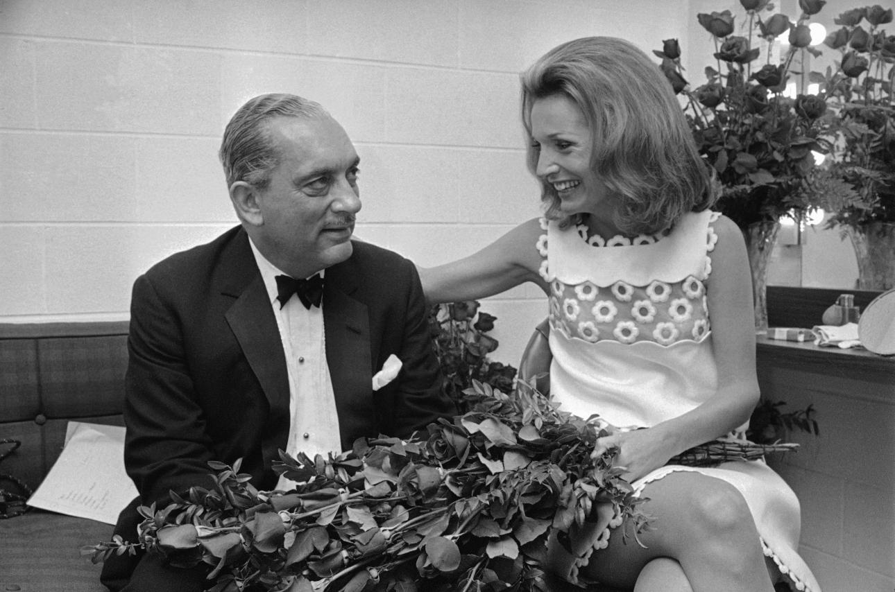 Η Λι Ραντζιβίλ με τον Πολωνό πρίγκιπα Στανισλάβ Άλμπερτ Ραντζιβίλ/Φωτογραφία: AP Photo