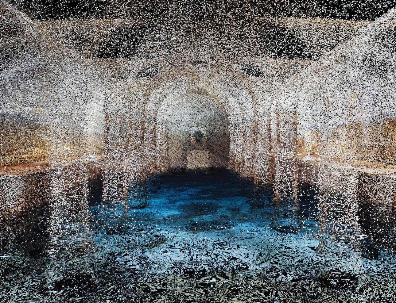  Το κοινό ζει μια διαφορετική εμπειρία μέσα στο μνημείο / Φωτογραφία Αλεξάνδρα Νιάκα 