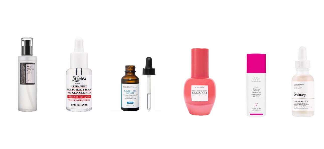 AHA 7, CosrXKiehl's Ultra Pure High-Potency SerumSkinceuticals Blemish + Age DefenseGlow Recipe AHA SerumDrunk Elephant TLCThe Ordinary AHA serum