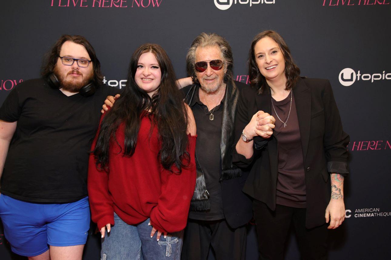 Ο Αλ Πατσίνο με τα τρία ενήλικα παιδιά του, Άντον, Ολίβια και Τζούλι/ Φωτογραφία: ﻿Backgrid USA / Profimedia  