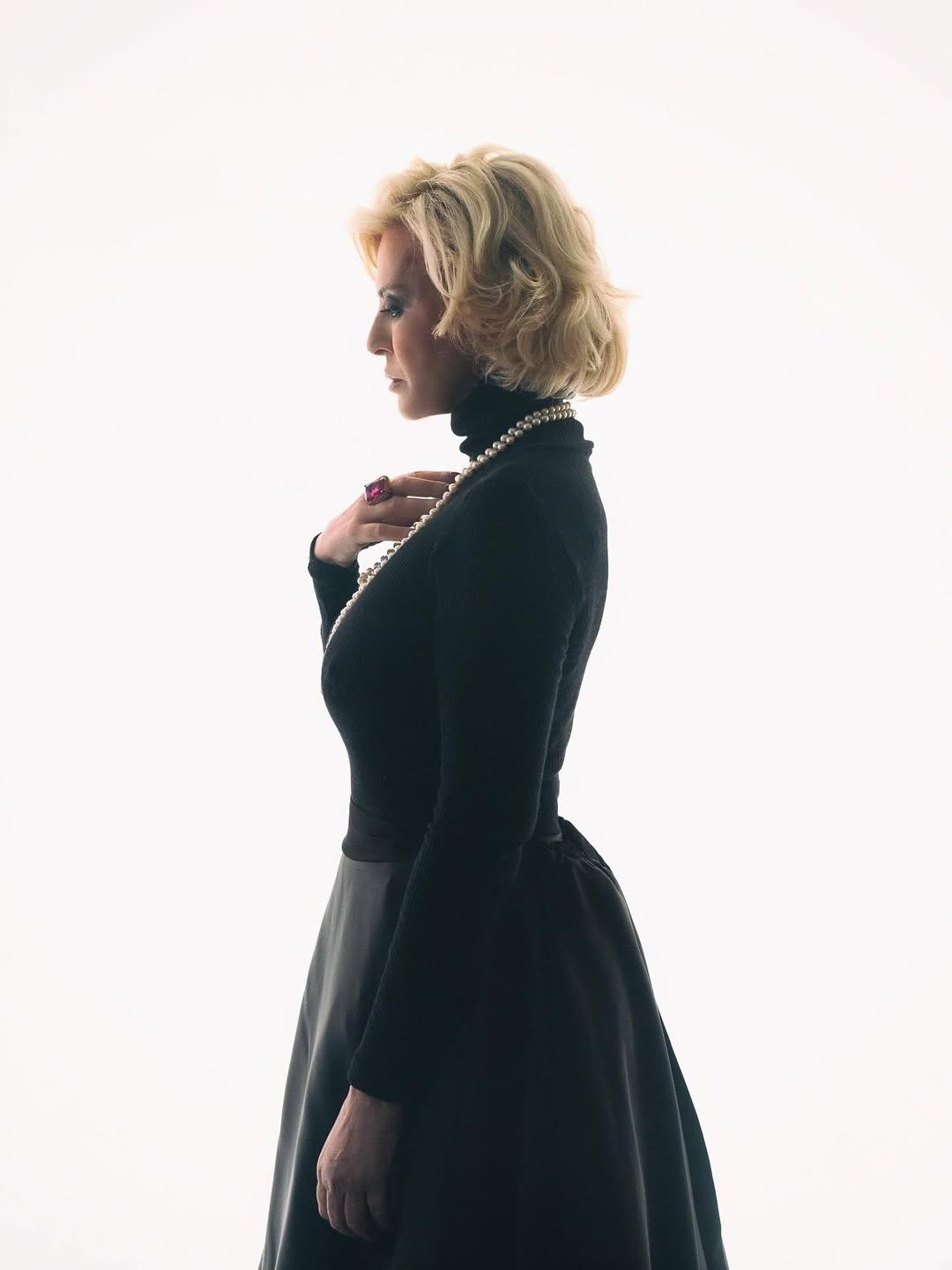 Η Αλεξάνδρα Παλαιολόγου ως Μέριλιν Μονρόε/ Φωτογραφία: Instagram/ @enke_fezollari