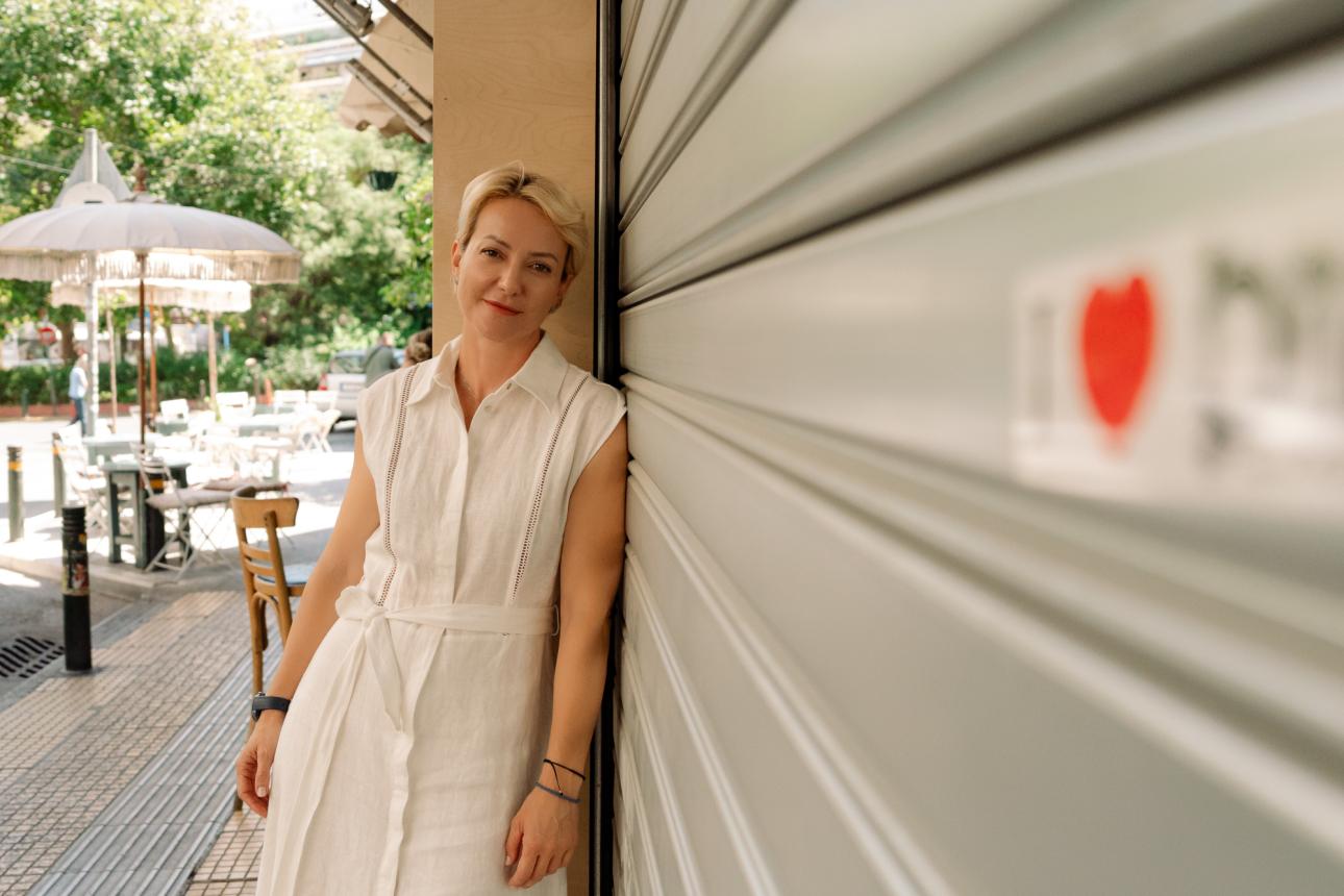  «Το στιλ είναι να έχεις τη δική σου ταυτότητα», λέει η Αλεξάνδρα Σδούκου. /Φωτογραφία: Παναγιώτης Μάλλιαρης για το Bovary.gr