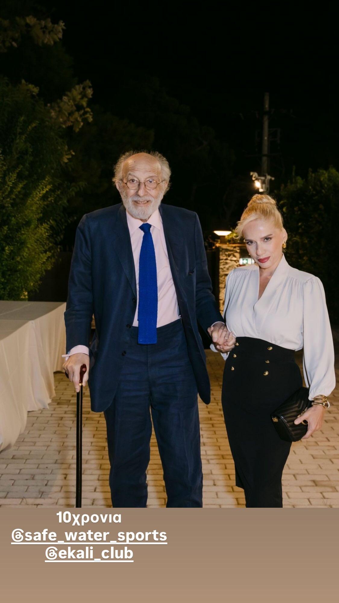 Ο Αλέξανδρος Λυκουρέζος και η Τζένη Οικονόμου 