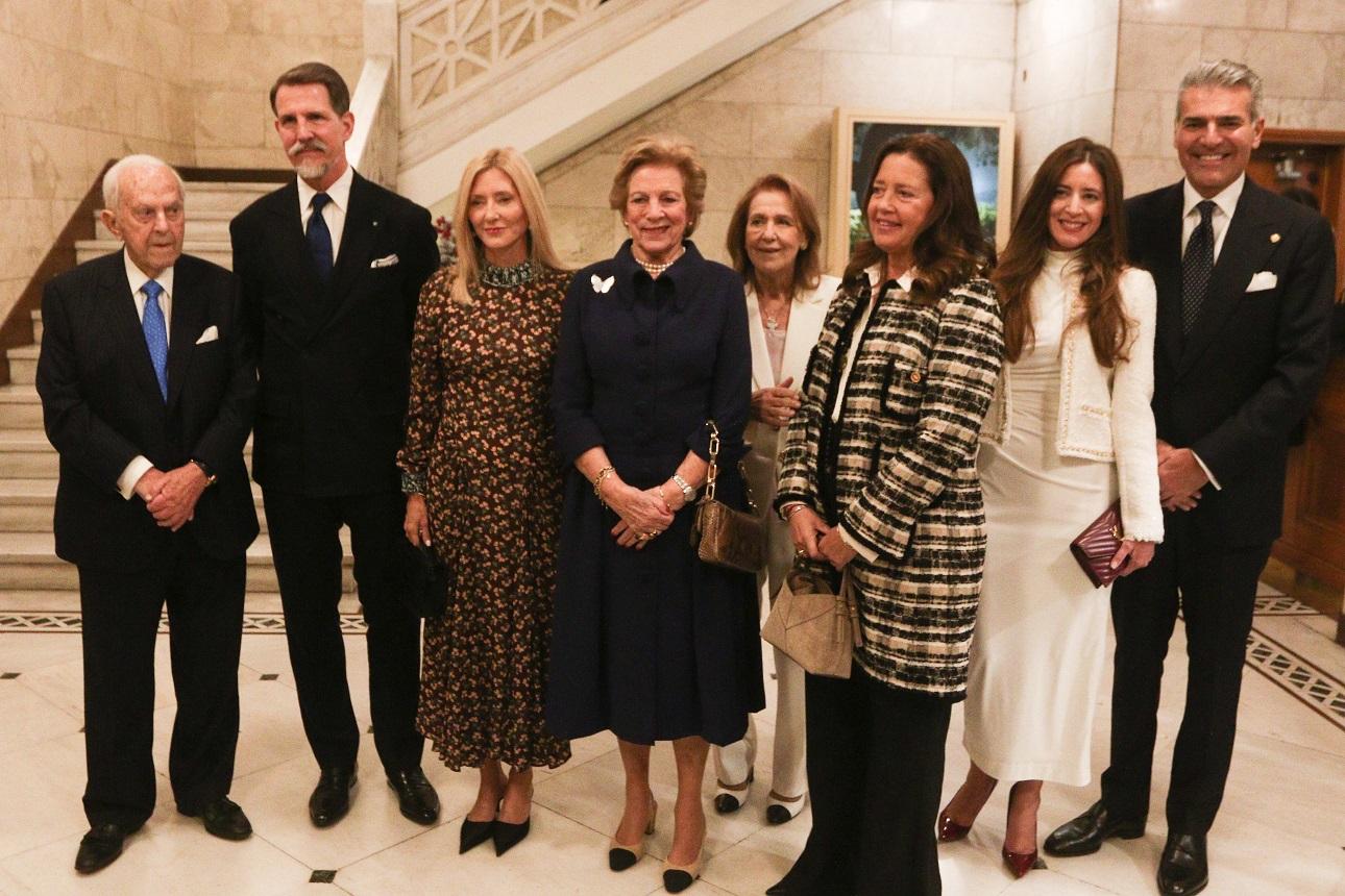 Ο Παύλος με τη Μαρί Σαντάλ. η Άννα Μαρία και η Αλεξία Ντε Γκρες/ Φωτογραφία: Eurokinissi