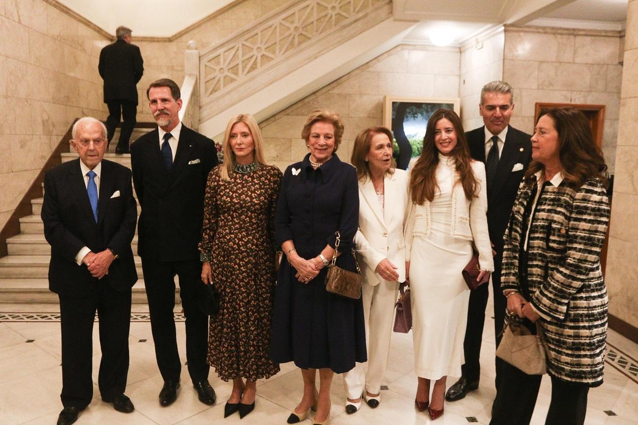 Ο Παύλος με τη Μαρί Σαντάλ. η Άννα Μαρία και η Αλεξία Ντε Γκρες/ Φωτογραφία: Eurokinissi