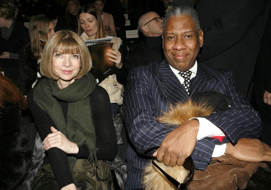 Andre Leon Talley και Anna Wintour, Φωτογραφία: AP Images