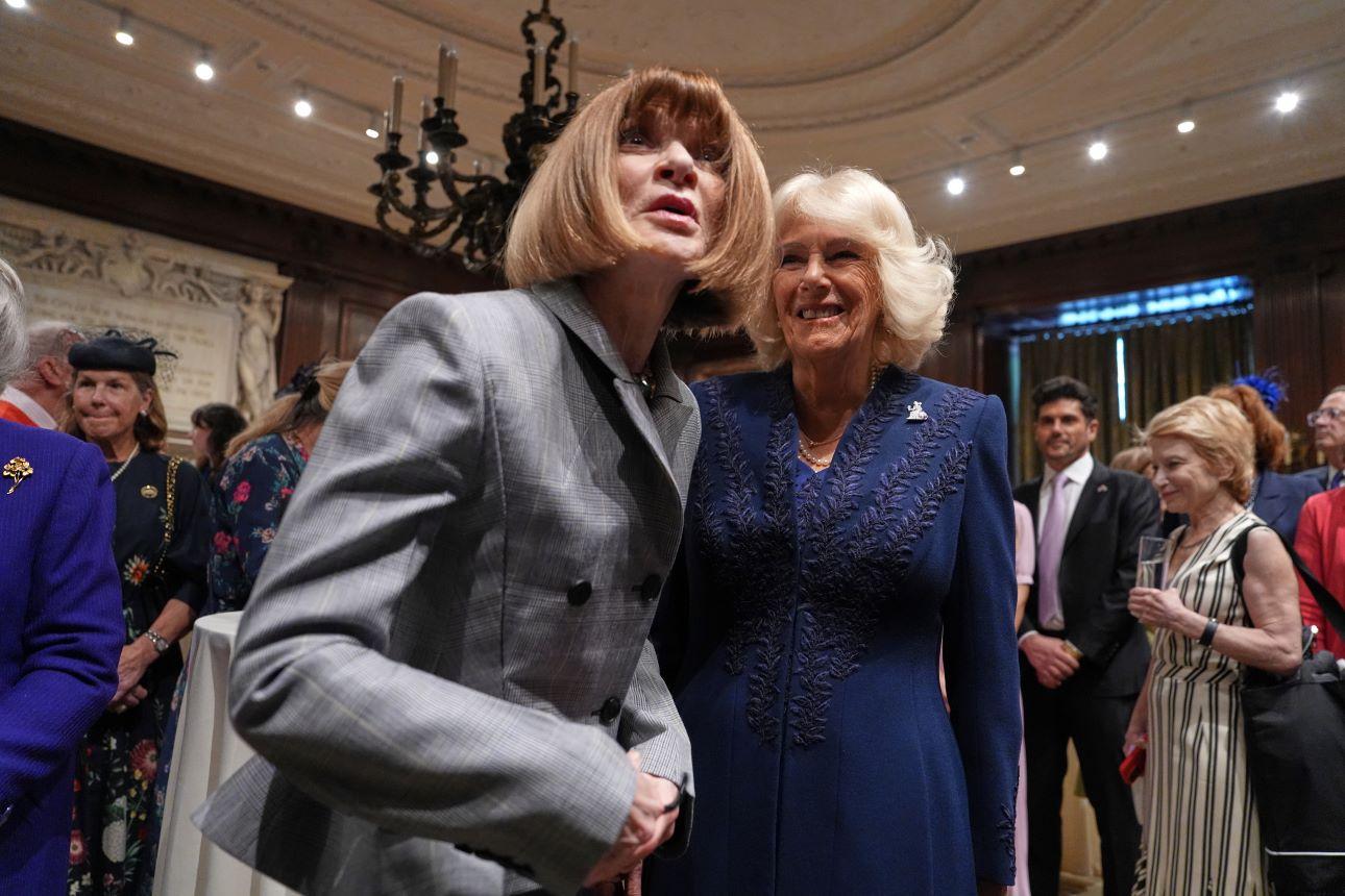 Άννα Γουίντουρ, βασίλισσα Καμίλα/ Φωτογραφία: AP  