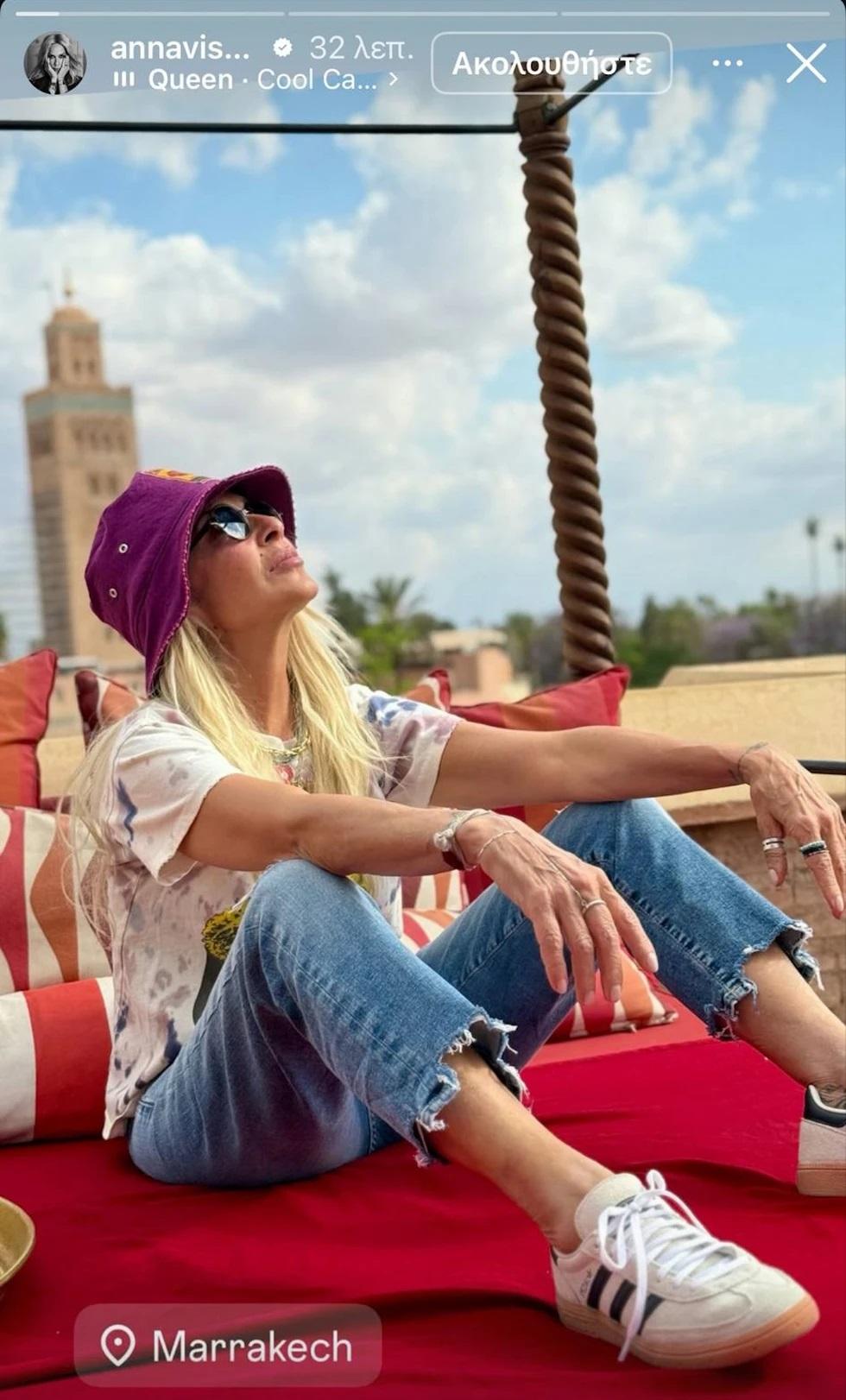Η Άννα Βίσση στο Μαρόκο/ @annavissiofficial