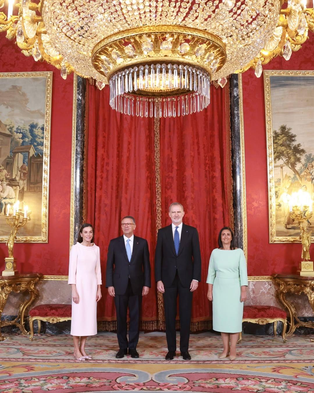 Η βασίλισσα Λετίθια σε επίσημο δείπνο / Instagram @casareal.es