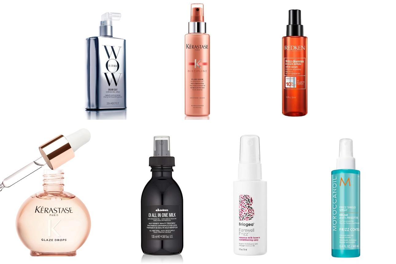 WOW Hair OilDiscipline by kerastaseRedken Frizz DismissKerastase Glaze DropsAll in One MilkBiogeo Farewell FrizzMoroccanOil Frizz Control