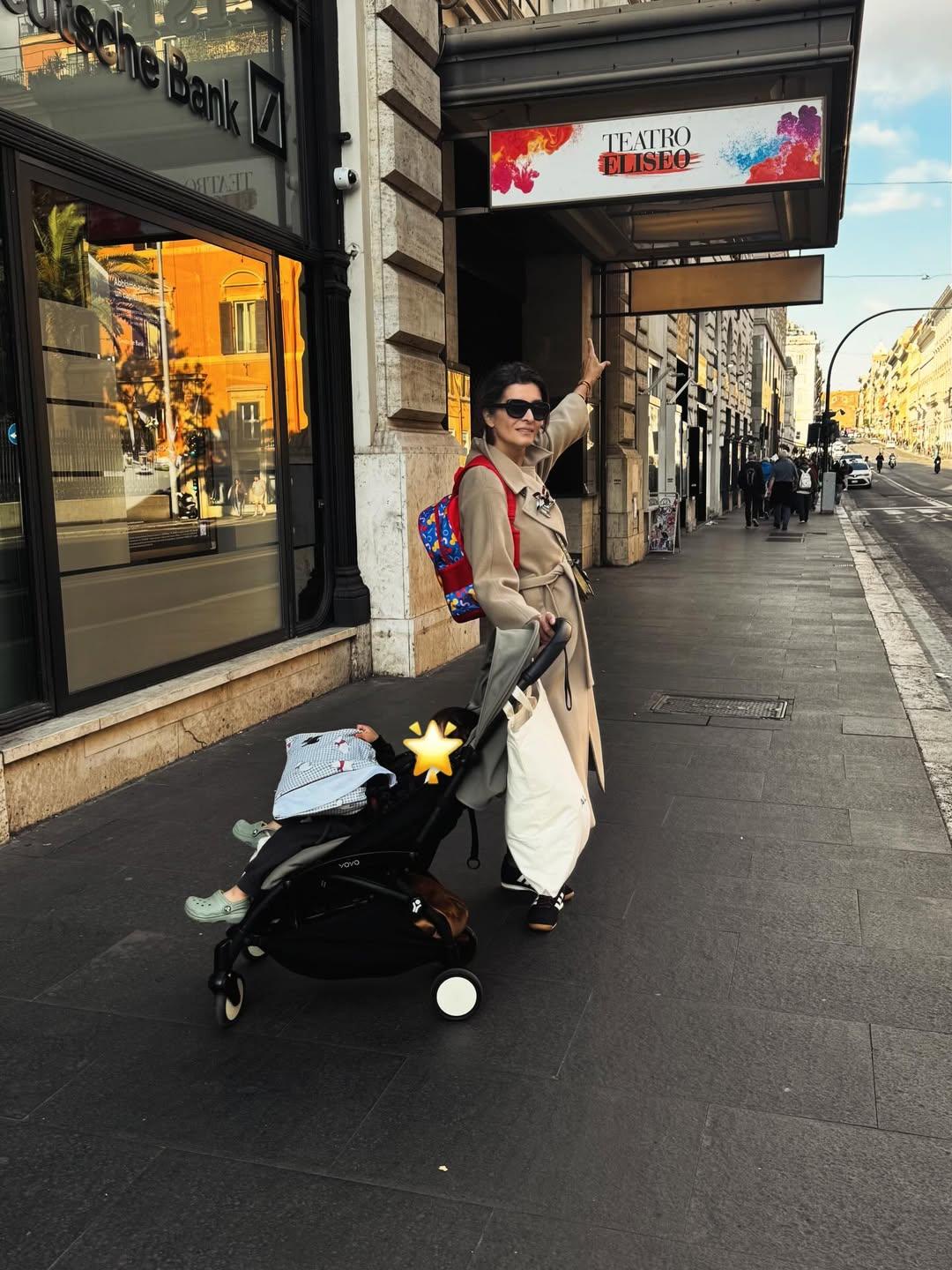 Η Αντιγόνη Κουλουκάκου με τον γιο της/ @antigonekouloukakos