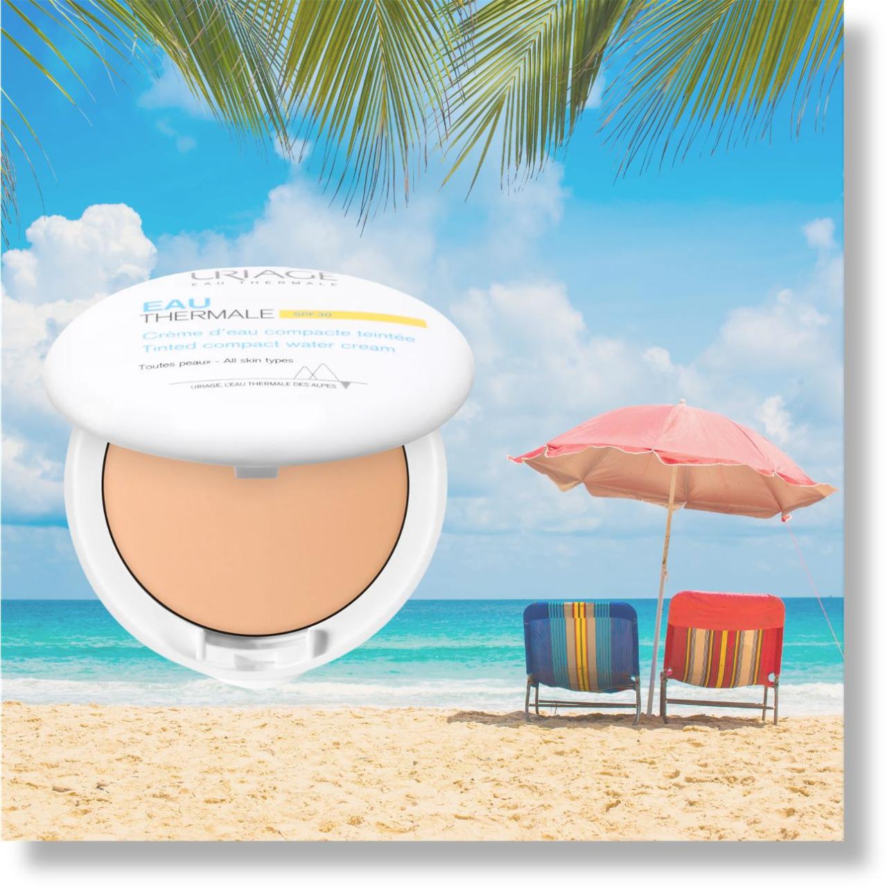  Eau Thermale Water Cream Tinted Compact SPF 30, Uriage 