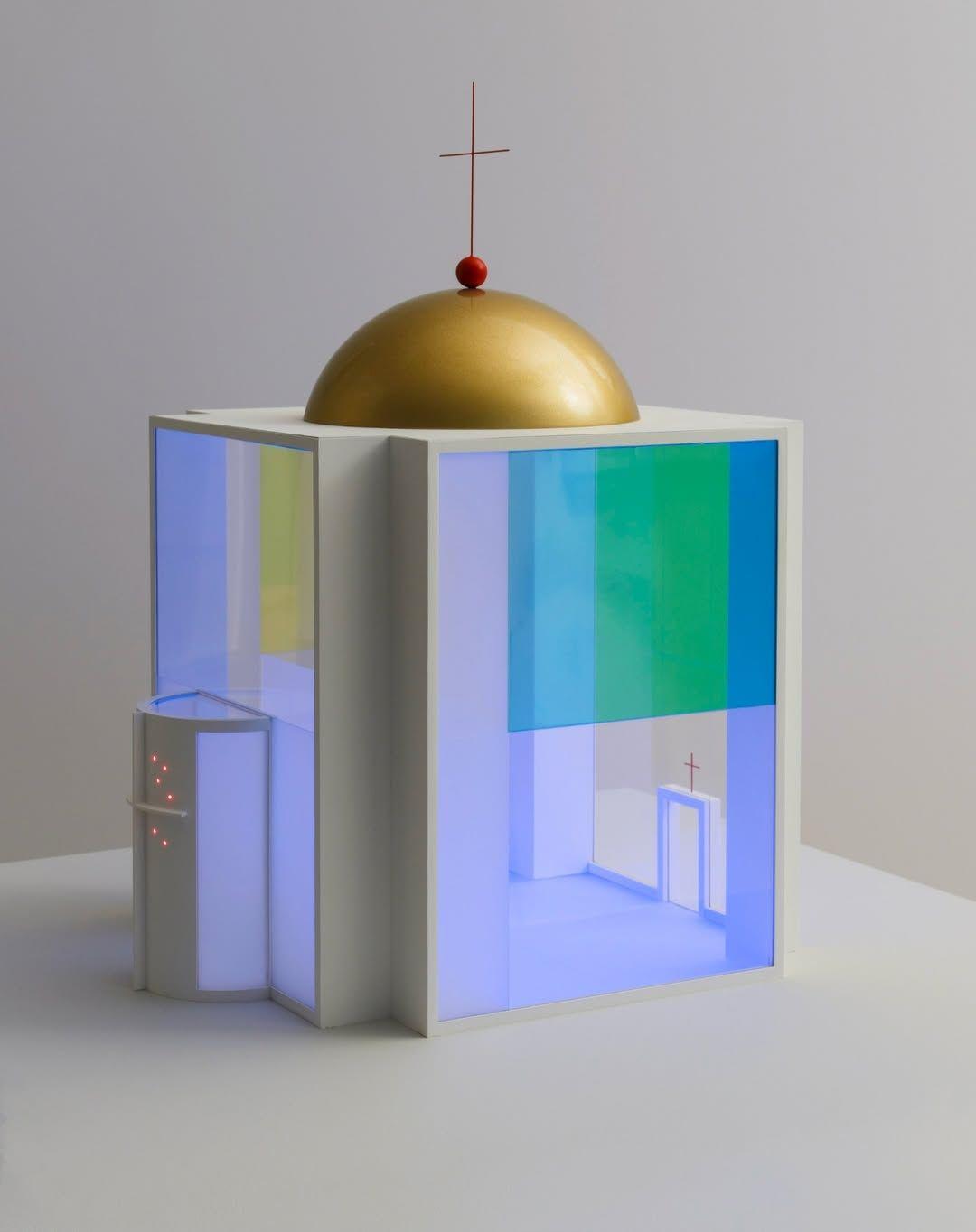 Έργο του Stephen Antonakos/ Φωτογραφία: Instagram/ @stephen_antonakos