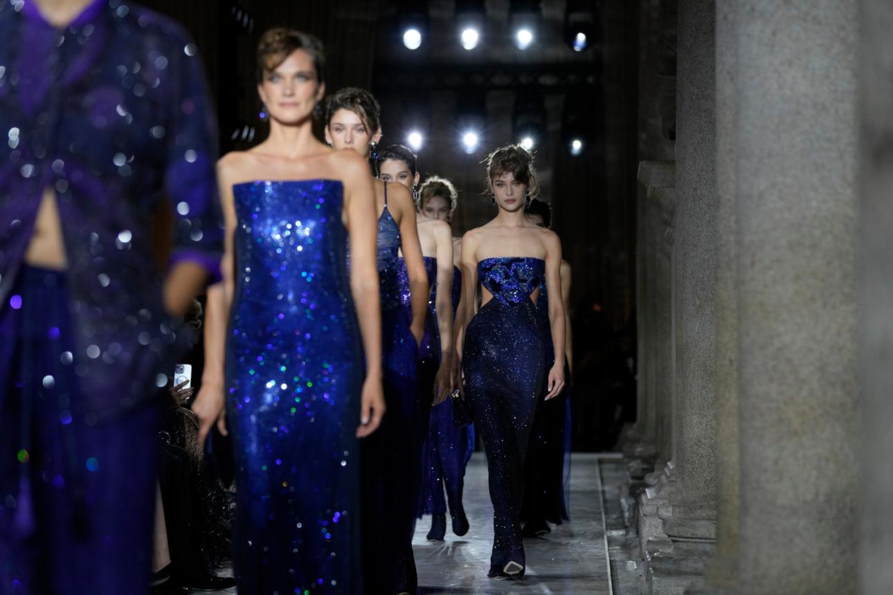  Δημιουργίες από τη συλλογή Giorgio Armani Άνοιξη/Καλοκαίρι 2026, που παρουσιάστηκε στο Μιλάνο. 