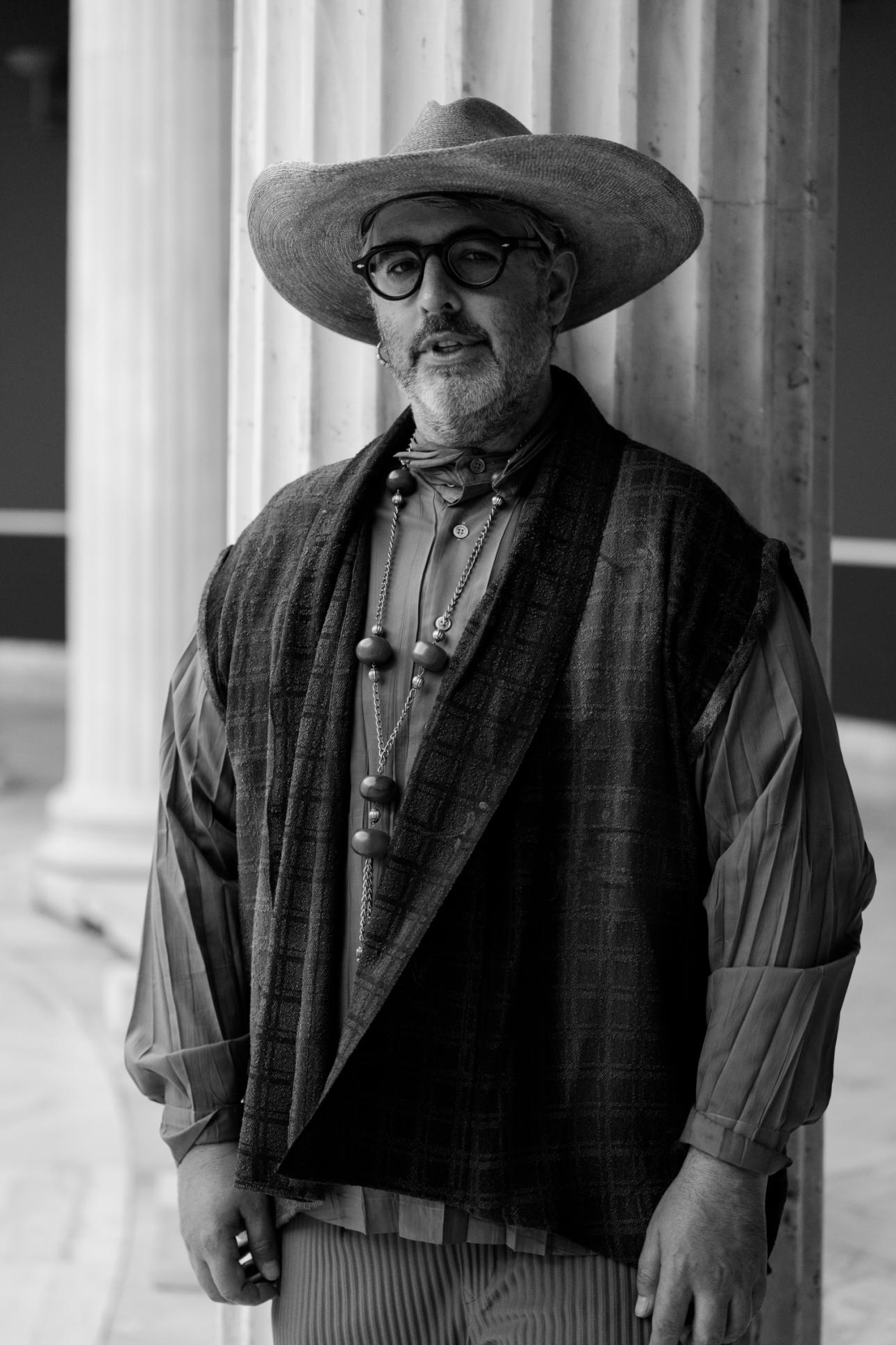  Ο δημιουργός του Advanced Style χαμογελαστός στην Αθήνα. /Φωτογραφία Παναγιώτης Μάλλιαρης για το Bovary.  