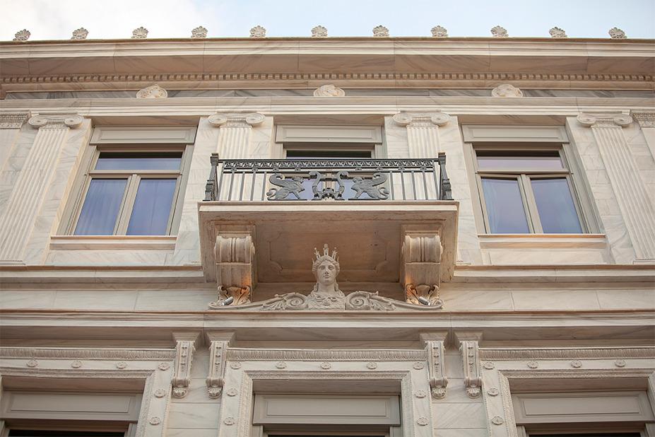  Το κτίριο του «Athens 1890 – Hotel &amp; Spa» χτίστηκε στα τέλη του 1800 από τον έμπορο μεταξιού Ιωάννη Μιχαλόπουλο / Φωτογραφία: Athens 1890 – Hotel &amp; Spa 