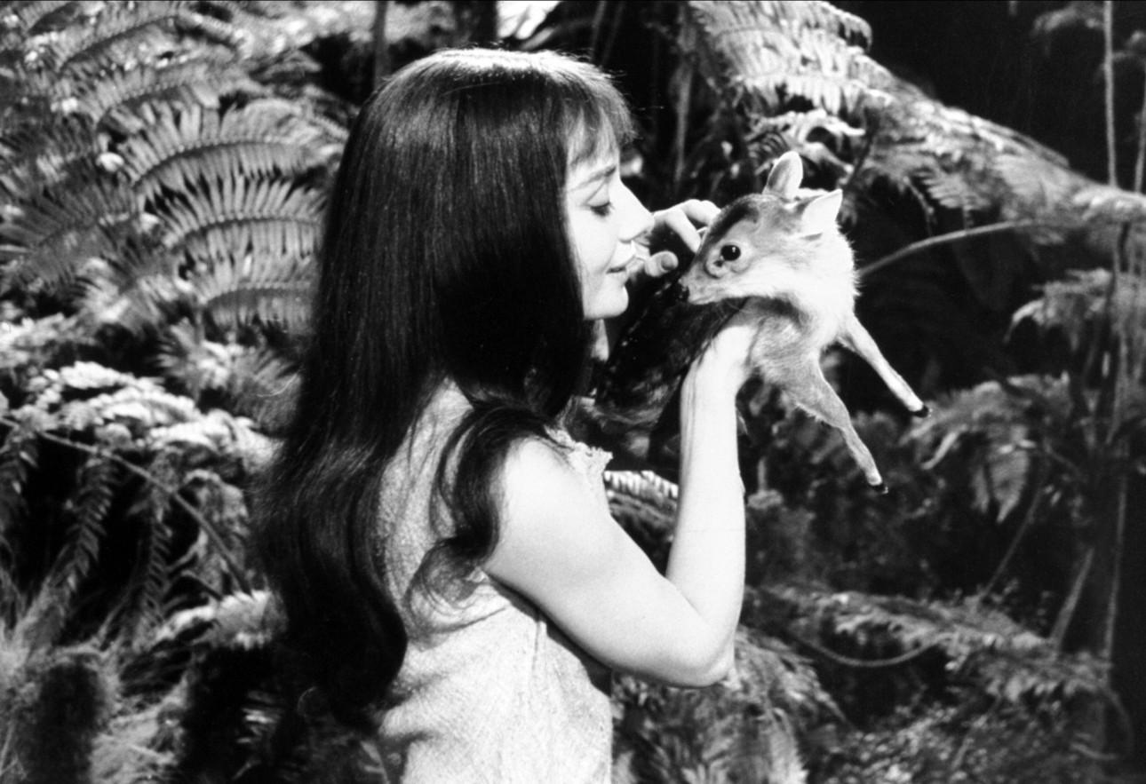  H Audrey Hepburn με την συμπρωταγωνίστριά της/Profimedia