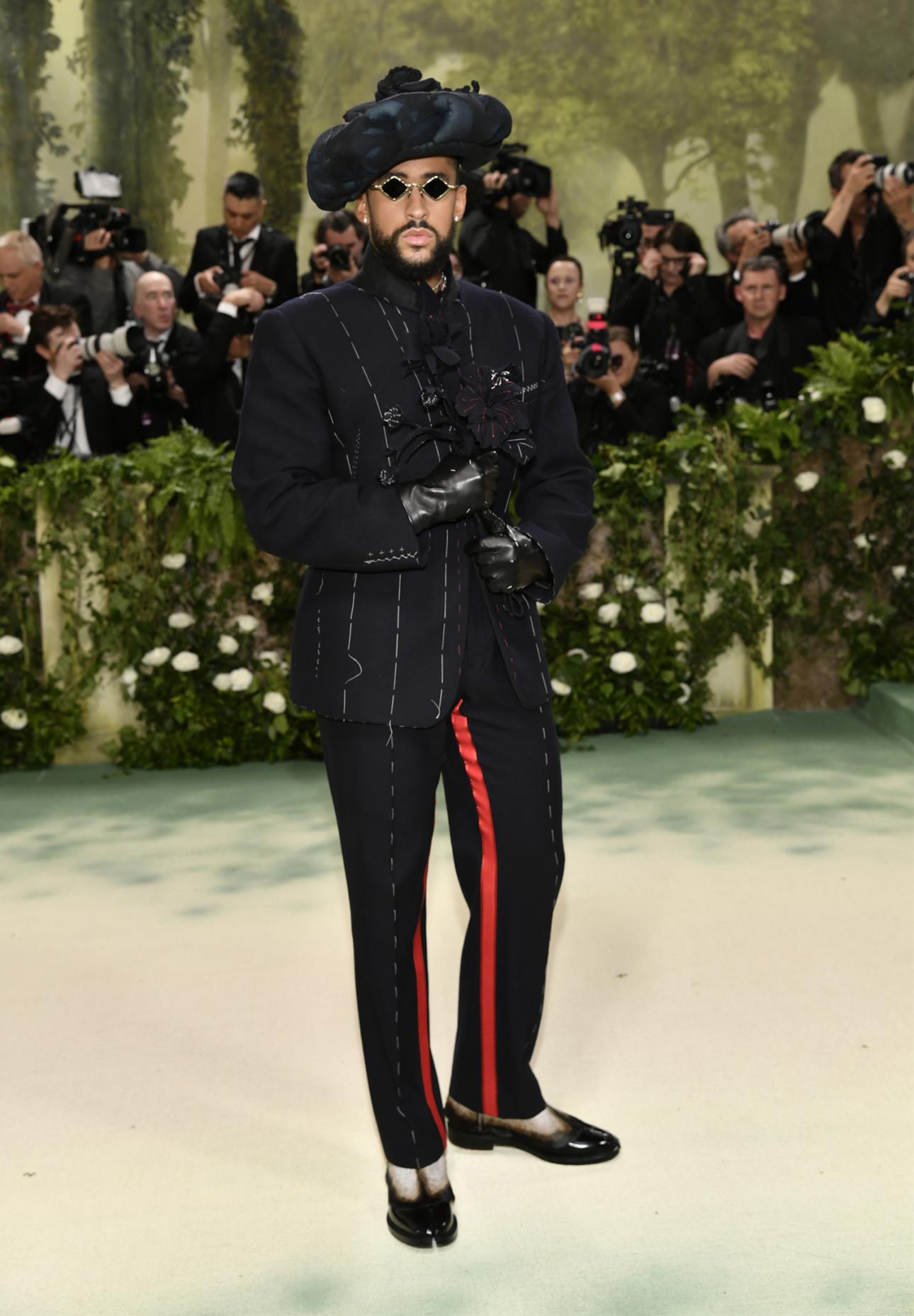  Νέα Υόρκη, 6 Μαΐου 2024: Ο Bad Bunny στο Met Gala. /Φωτογραφία AP Images