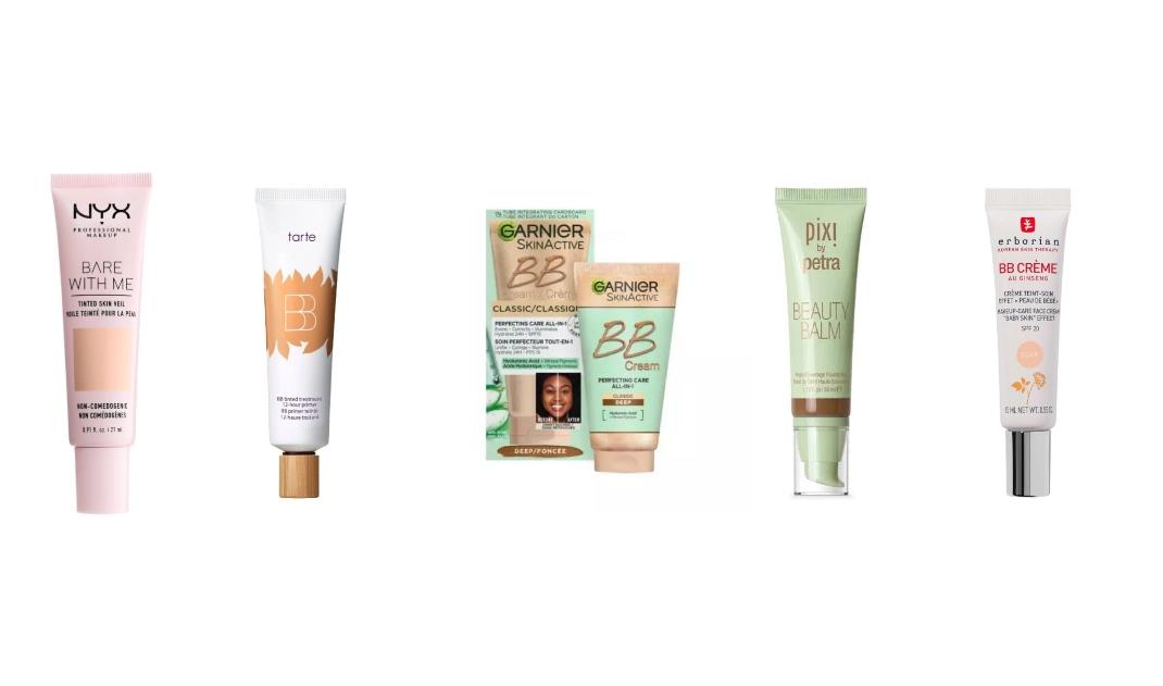 NYX, Bare With MeTarte BB CreamGarnier, BB CreamPixi Beauty BalkErborian BB Creme